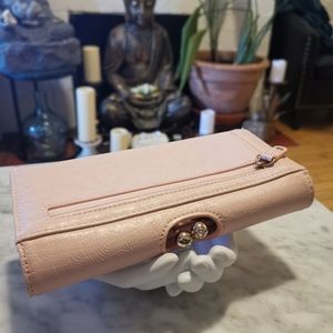 🔖Drop !💎Fiorelli UK Light Pink Wallet Rhinestone